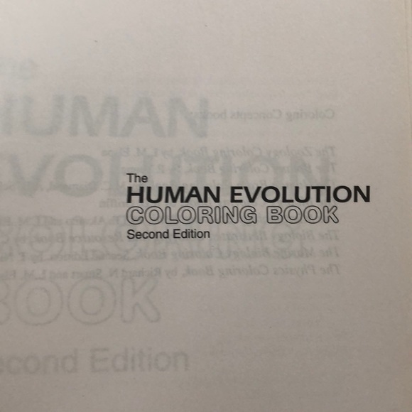The Human Evolution Coloring Book - Picture 2 of 5